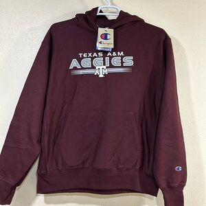 GORGEOUS Texas A&M Hoodie, Burgundy Color, Men’s Large NWT Retail $64